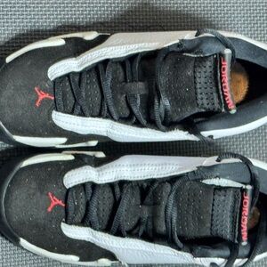 Jordan Sneakers in Black, White, and Red